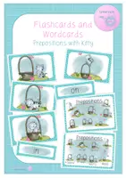 Vorschau - Präsentationen/Tafelbilder - Prepositions with Kitty - Flashcards + Wordcards - Deckblatt
