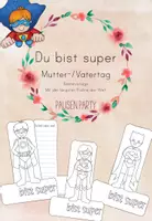 Vorschau - Anderer Materialtyp - Du bist super! Kleine Aufmerksamkeit für Mutter-/ Vatertag - Deckblatt