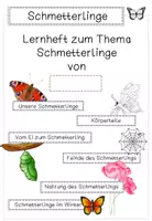 Vorschau - Arbeitsblätter - Schmetterlinge: Arbeits- und Lernheft (auch Homeschooling) - Seite 2