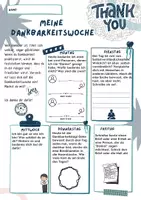 Vorschau - Arbeitsblätter - Glücksunterricht: Meine Dankbarkeitswoche - Seite 1