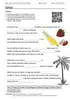 Vorschau - Arbeitsblätter - Arbeitsblatt zum Thema "Datteln" + Onlineübung & MP3 + Infografik - Deckblatt