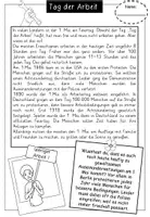 Vorschau - Arbeitsblätter - 6 Lesetexte zu Feiertagen im Mai mit Verständnisfragen, ideal für Schulschließung und Heimarbeit - Seite 3