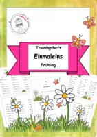 Vorschau - Arbeitsblätter - 1 mal 1 (1x1) Heft "Frühling" - Deckblatt