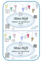 Vorschau - Arbeitsblätter - Addition bis 10 *2 SETS + MINI-Heft* - Deckblatt