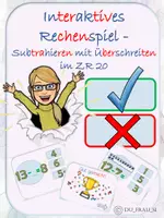 Vorschau - Interaktives Material - Bundle: Interaktives Rechenspiel Addition & Subtraktion im ZR 20 mit ZÜ - Seite 1