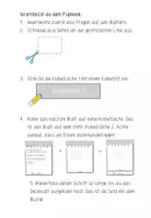 Vorschau - Arbeitsblätter - Flipbook Steckbrief Fledermaus mit Anleitung - Seite 1