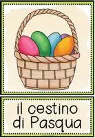 Vorschau - Bildkarten - LA PASQUA (Ostern) - Bild- und Wortkarten (Italienisch) - Seite 1