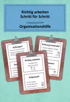 Vorschau - Fördermaterial/Inklusion - Orgahilfe für das Arbeitsverhalten - Deckblatt