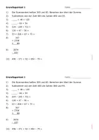 Vorschau - Test - Grundlagentests/ Kopfrechentests Mathe Klasse 6 - Seite 2