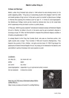 Vorschau - Arbeitsblätter - Martin Luther King Jr. - Biography - Seite 1