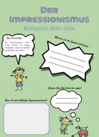 Vorschau - Arbeitsblätter - Der Impressionismus - MitMach-Arbeitsblatt für Grundschüler*innen - Epochen einfach erklärt! - Deckblatt