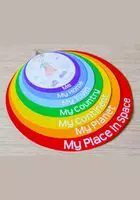 Vorschau - Mal- und Bastelvorlagen - My place in the world - Deckblatt