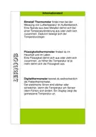 Vorschau - Arbeitsblätter - Lernjob Thermometer - Seite 1
