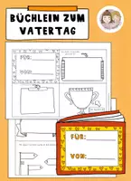 Vorschau - Arbeitsblätter - Sparpaket Büchlein Muttertag und Vatertag, Geschenkidee - Seite 1