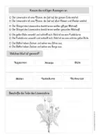 Vorschau - Arbeitsblätter - Leseverständnis Löwenzahn - Kopiervorlage - Seite 2