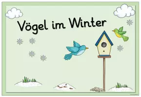 Vorschau - Poster - Themenplakat/Poster - Vögel im Winter - Seite 2