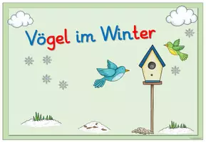 Vorschau - Poster - Themenplakat/Poster - Vögel im Winter - Seite 3