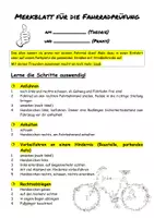 Vorschau - Arbeitsblätter - Materialpaket rund um Verkehrserziehung und Fahrradführerschein - Seite 2