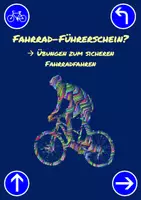 Vorschau - Arbeitsblätter - Übungen zum sicheren Fahrradfahren, auch geeignet für Corona-Homeschooling - Deckblatt