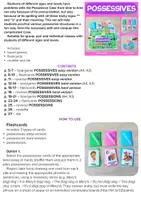 Vorschau - Spiele - Possessives 3in1 - Seite 1
