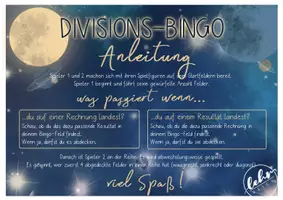 Vorschau - Spiele - Divisons-Bingo Freebie - Spielfeld zur Division mit 2 - Seite 2