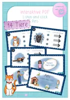 Vorschau - Audio-Dateien - interaktive PDF - Listen and click - 14 Pets - Deckblatt