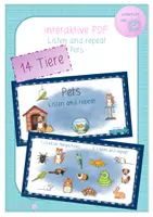 Vorschau - Audio-Dateien - Materialpaket - 6 interaktive PDF-Dateien 14 Pets - Seite 3