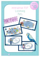 Vorschau - Audio-Dateien - interaktive PDF - Listening - 14 Pets - Deckblatt
