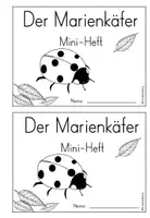 Vorschau - Arbeitsblätter - Mini-Heft Marienkäfer (Körperbau, Nahrung, Entwicklung, ...) - Seite 1