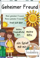 Vorschau - Bildkarten - Geheimer Freund - Soziales Lernen - Deckblatt