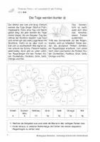 Vorschau - Stundenentwürfe - Finde die Fehler – ein Leserätsel für den Frühling - Deckblatt