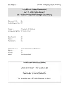 Vorschau - Stundenentwürfe - Unterrichtsentwurf zur Farbwahrnehmung: Unter dem Meer - Seite 1
