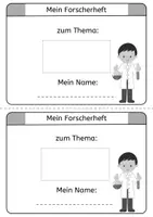 Vorschau - Arbeitsblätter - Universales Forscherheft für Experimente - Seite 1
