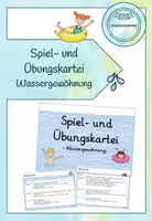 Vorschau - Aufgabenkarten - Spiel- und Übungskartei: Kurs Wassergewöhnung - Deckblatt