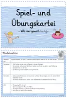 Vorschau - Aufgabenkarten - Spiel- und Übungskartei: Kurs Wassergewöhnung - Seite 1