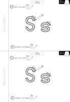 Vorschau - Arbeitsblätter - Buchstabe S/s - Miniheft für die Buchstabeneinführung - Seite 2