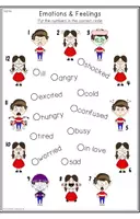 Vorschau - Arbeitsblätter - Emotions & Feelings - Vocabulary Worksheets - Seite 2