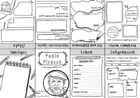 Vorschau - Unterrichtsreihen - Forscherheftchen zu Künstlerinnen und Künstlern (Materialpaket) - Seite 3