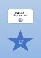 Vorschau - Merkblätter - ENGLISCH: Do not always use the word "nice" !!!! - Deckblatt