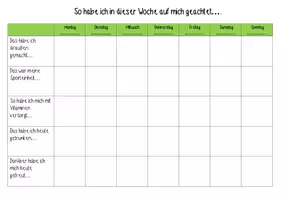 Vorschau - Arbeitsblätter - Achtsamkeit in der Schule: Gesundheitsverhalten reflektieren - Seite 3