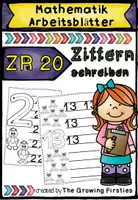 Vorschau - Arbeitsblätter - Ziffern sicher und richtig schreiben bis 20 - Deckblatt