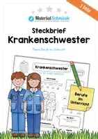Vorschau - Arbeitsblätter - Mega-Bundle: Steckbriefe Berufe (16 Arbeitsblätter) - Seite 1