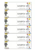 Vorschau - Anderer Materialtyp - Du schaffst das - kleine Aufmerksamkeit zur Prüfung - Seite 2