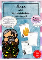 Vorschau - Stundenentwürfe - Mose und der brennende Dornbusch - eine Unterrichtsstunde - Deckblatt