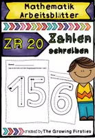 Vorschau - Arbeitsblätter - Zahlen/Ziffern richtig schreiben - Deckblatt