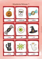 Vorschau - Bildkarten - 🎃 Halloween - Anlautkarten - Seite 2