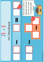Vorschau - Poster - Rechenplakat Subtraktion ZE-E mit Zehnerunterschreitung - Seite 2
