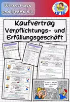 Vorschau - Stundenentwürfe - Kaufvertrag - Verpflichtungs- und Erfüllungsgeschäft Wirtschaft und Recht 8 II Lehrplan Plus - Deckblatt