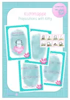 Vorschau - Stationenlernen - Prepositions with Kitty - Klettmappe - Deckblatt