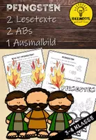 Vorschau - Arbeitsblätter - Pfingsten - Lesetexte und Arbeitsblätter für Klasse 3 und 4 - Deckblatt